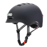 Kukirin Electric scooter helmet- Cycling Scooter Helmet with LED Light – 4 colors - Black