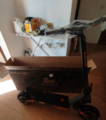 KuKirin G2 electric scooter, 800W Super Motor E-Scooter photo review