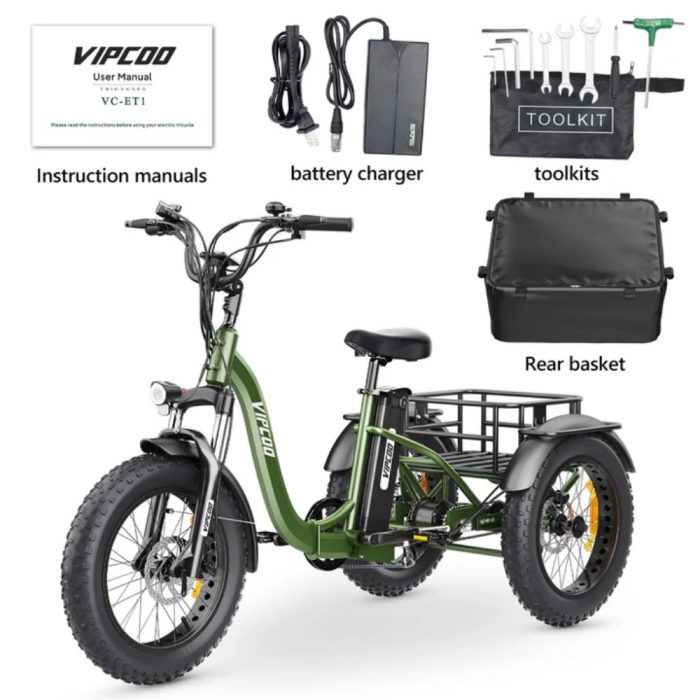 【KuKirin vipcoo ET1】750W Electric Tricycle - Image 9
