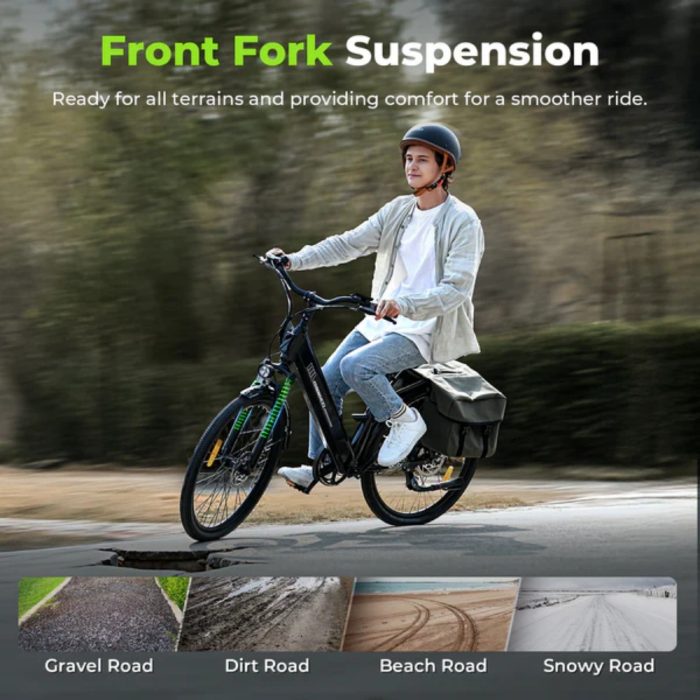 【KuKirin isinwheel ucity】750W Electric Cruiser Bike - Image 8
